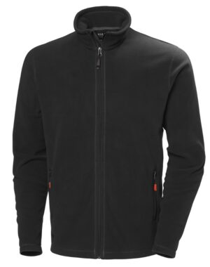Polaire de travail légère Oxford Helly Hansen vue face noir