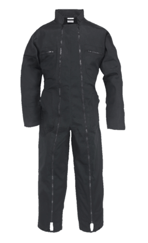 Combinaison de travail Factory Coverguard vue de face noir
