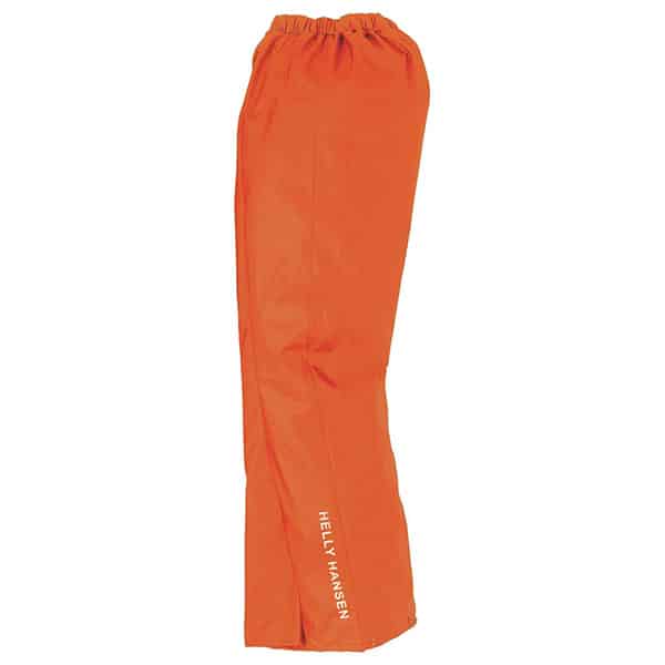 Pantalon de pluie Voss Helly Hansen vue cote gauche orange