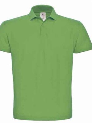 Polo basique homme ID 001 B&C vue de face vert