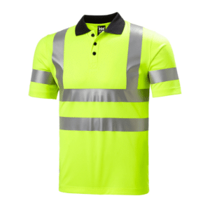 Polo haute visibilité Addvis Helly Hansen vue de face orange