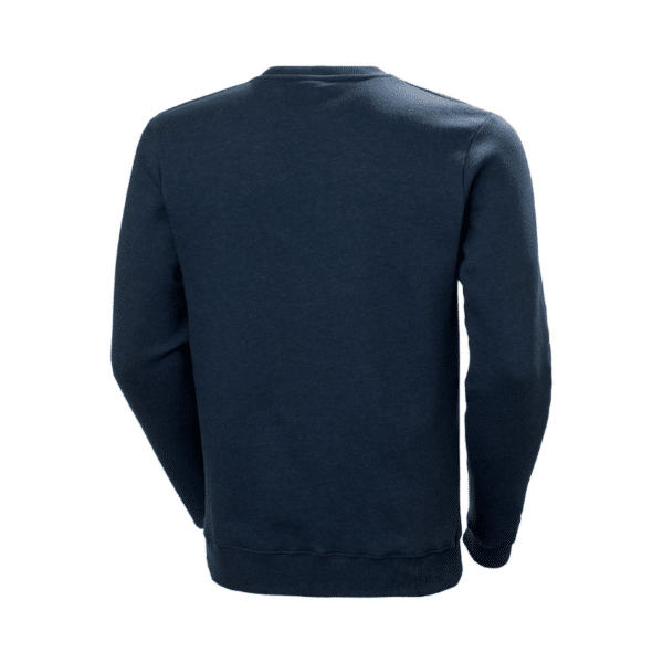 Sweat logo col rond - Helly Hansen vue de dos bleu