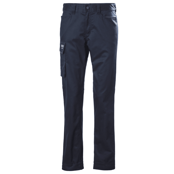 Pantalon de travail femme W Luna Helly Hansen vu face bleu