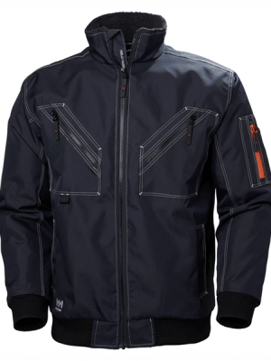 Veste de travail Bergholm Hiver - Helly Hansen vue face bleu