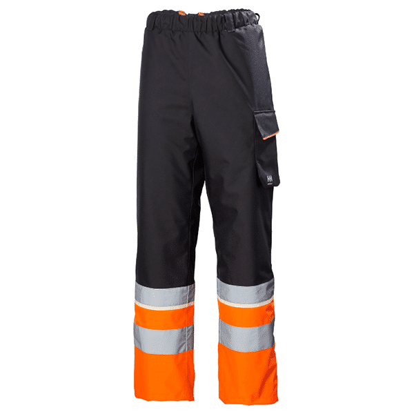 ORANGE FLUO / ÉBÈNE