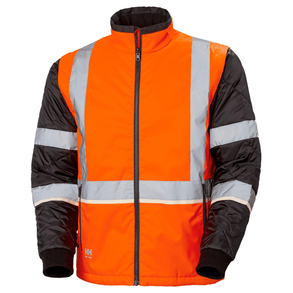 ORANGE FLUO / ÉBÈNE