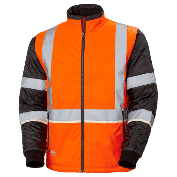 Veste haute visibilité UC-ME Insulator Helly Hansen vue de face orange
