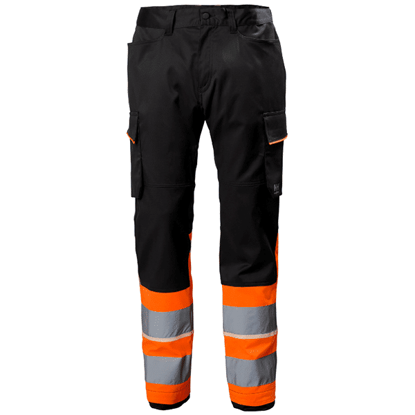 ORANGE FLUO / ÉBÈNE