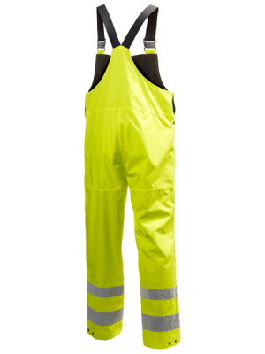 Cotte haute visibilité Alta Shelter Helly Hansen vue dos vert
