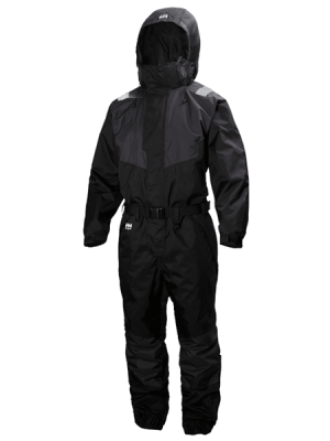 Combinaison de travail Leknes Helly Hansen vue face noir