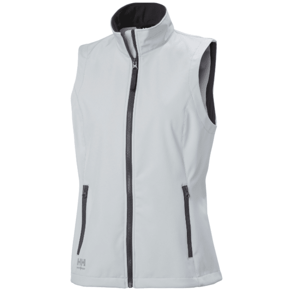 Softshell sans manche W Manchester 2.0 Helly Hansen vue de face blanc