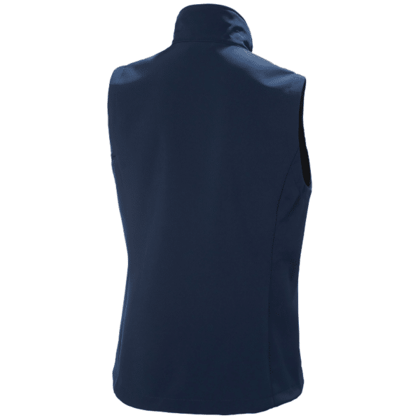 Softshell sans manche W Manchester 2.0 Helly Hansen vue de dos bleu marine