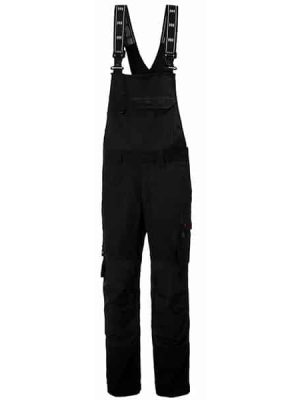 Cotte de travail Oxford Helly Hansen vue de face noir