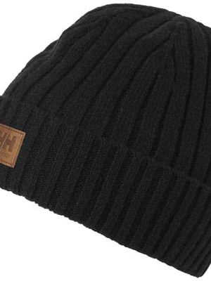 Bonnet en laine Helly Hansen noir