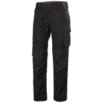 Pantalon de travail femme W Luna Work Helly Hansen vu face noir