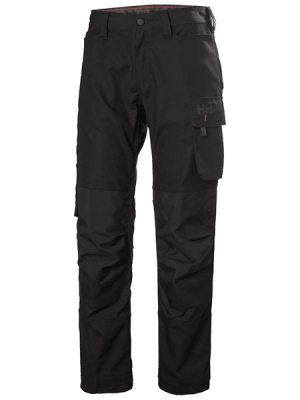 Pantalon de travail femme W Luna Work Helly Hansen vu face noir