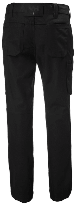Pantalon de travail femme W Luna Service Helly Hansen vu arrière noir
