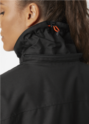 Veste de travail hiver femme W Luna Helly Hansen vue de dos zoomé