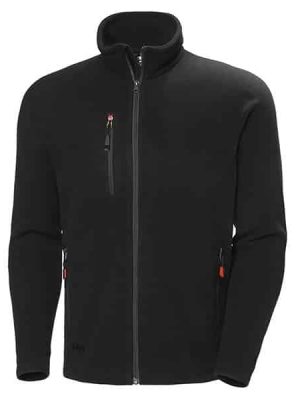 Polaire de travail Oxford Helly Hansen vue face noir
