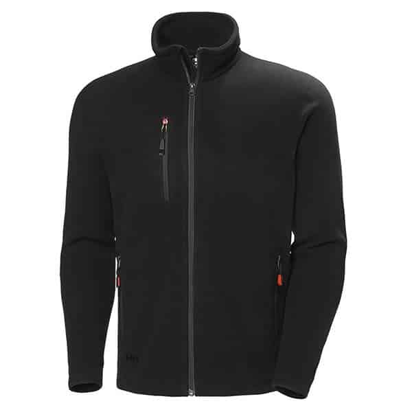 Polaire de travail Oxford Helly Hansen vue face noir