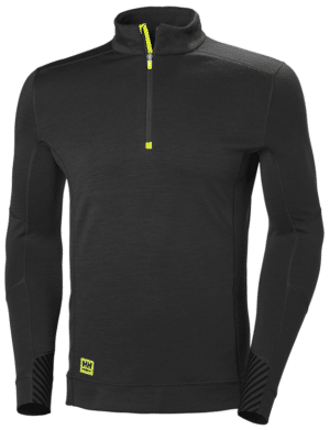Sous Vêtement thermique col zippé Lifa Helly Hansen vue de face
