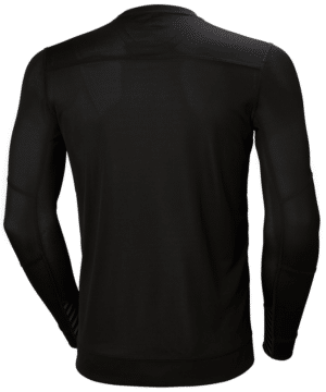 Sous Vêtement thermique col rond Lifa Helly Hansen vue dos noir
