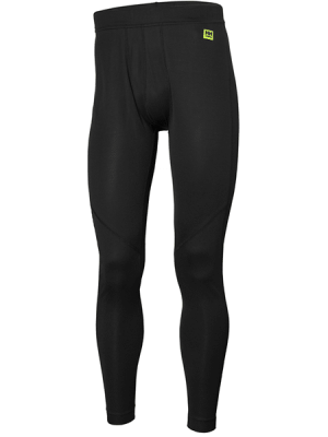 Sous vêtement thermique Lifa collant - Helly Hansen vue face noir