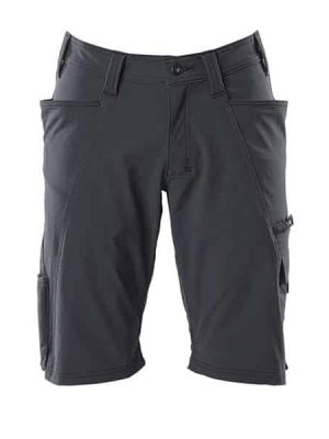 Short de travail Accelerate Stretch - Mascot noir vue de face