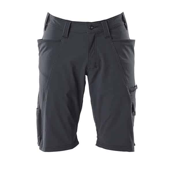 Short de travail Accelerate Stretch - Mascot noir vue de face