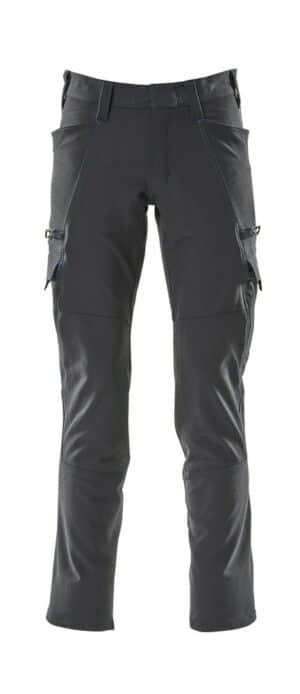 Pantalon de travail Stretch Accelerate Mascot vue de face gris
