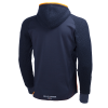 Polaire de travail à capuche Chelsea Evolution Helly Hansen vue de dos bleu marine