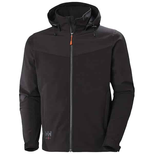 Softshell Oxford Helly Hansen vue face noir