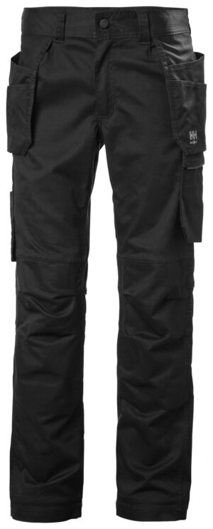 Pantalon de travail Manchester Construction Helly Hansen vu face noire
