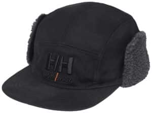Chapka trappeur Oxford - Helly Hansen noir vue de face