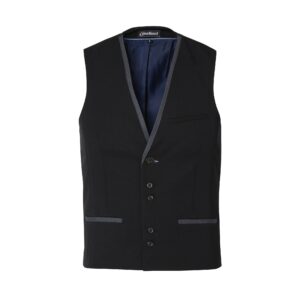 Gilet de service Homme Fit’n blue - Molinel vue de face noir
