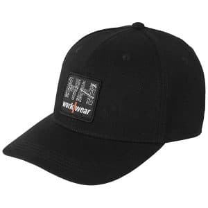 Casquette Kensington 6 pans - Helly Hansen noir vue de face