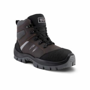 Chaussures de sécurité montantes S3 Hot cumin Gaston Mille vue de coté marron