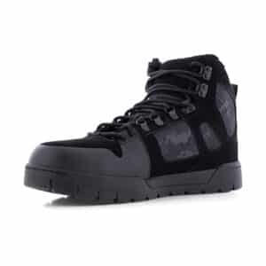 Chaussures de Sécurité montantes Noir S3S Waterproof Pure Safety DC Shoes vue de trois quarts droit noir