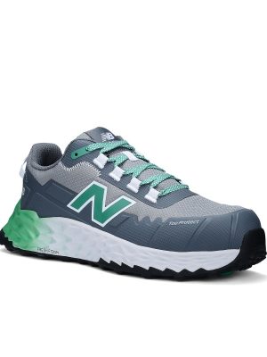 Chaussures de travail basses Cremorne S3L New Balance vue trois quarts cote droit vert