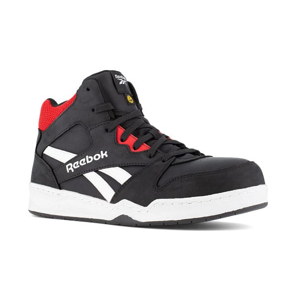 Chaussures de travail montantes en cuir S3 SRC ESD Reebok vue trois quarts cote droit