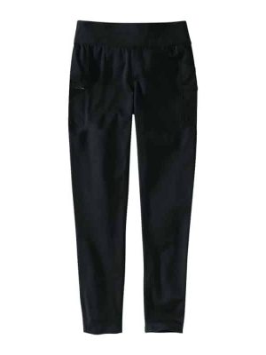 Legging de travail femme ultra stretch Carhartt noir vue de face