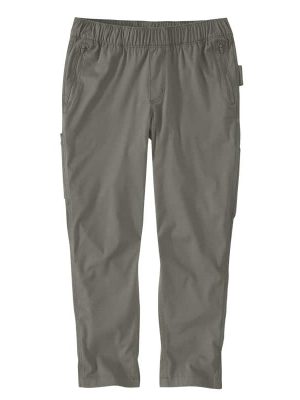 Pantalon de travail femme Force™ Ripstop Carhartt vert olive vue de facee