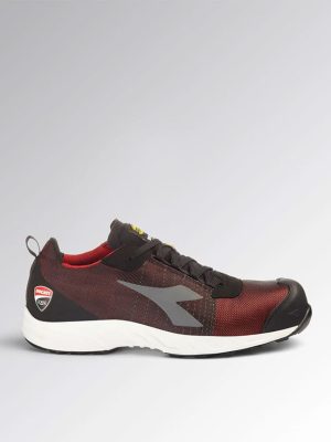 Chaussures de sécurité basses FLY MOTOR MATRYX LOW S1PL Diadora Utility x Ducati Corse vue du cote droit