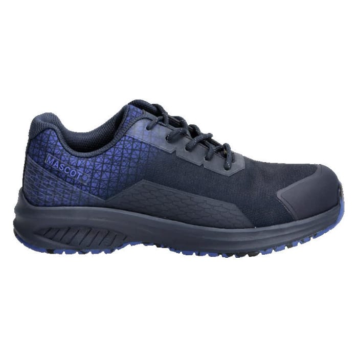 Chaussures de sécurité basses S3S Mascot F1500-909 Accelerate vue cote droit bleu