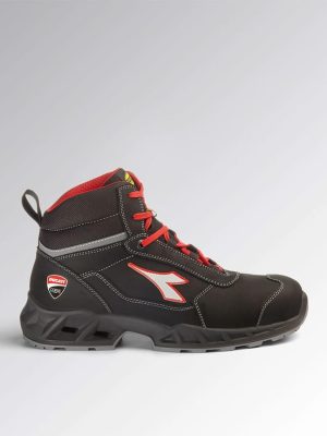 Chaussures de sécurité montantes SHARK ENGINE S3S Diadora x Ducati Corse vue du cote droit