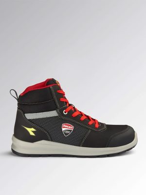Chaussures de sécurité montantes SPEEDY RACE S3S Diadora x Ducati Corse vue du cote droit