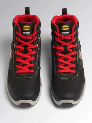 Chaussures de sécurité montantes SPEEDY RACE S3S Diadora x Ducati Corse vue du dessus