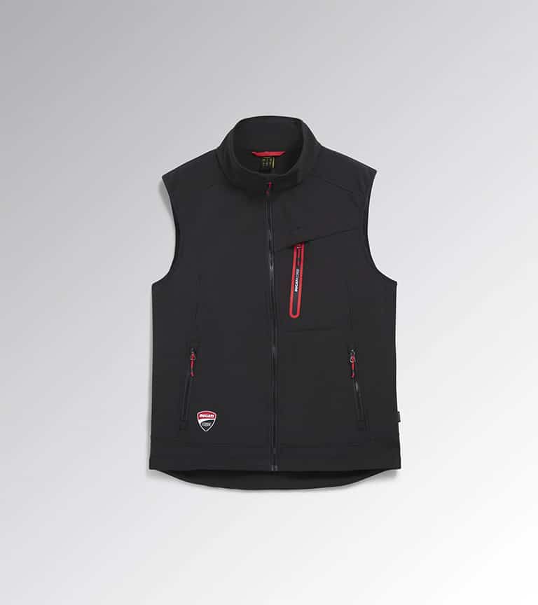 Gilet softshell – Diadora Utility x Ducati Corse vue de face