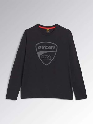 T-shirt manche longue de travail Graphic - Diadora Utility x Ducati Corse vue de face