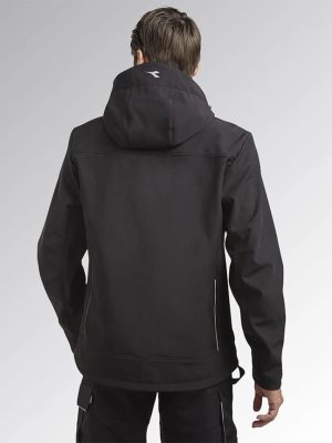 Veste softshell - Diadora Utility x Ducati Corse vue de dos portee